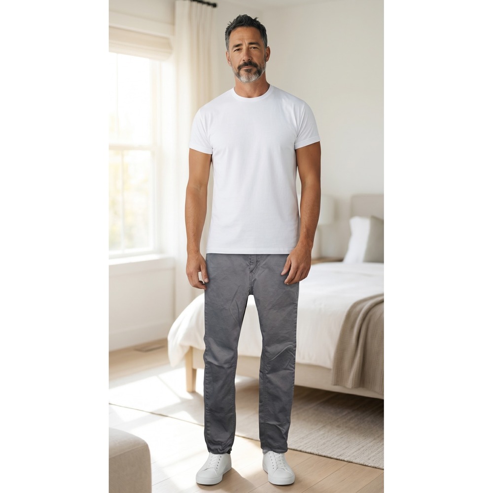 Levi's 511 Slim Fit Gray Pants Mens W29 L32 Water Less 19111-0048 Chino Jeans